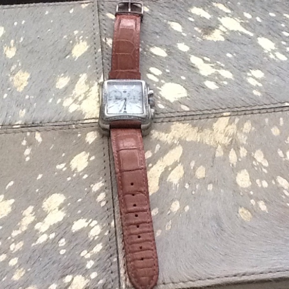 Authentic Michele diamond watch